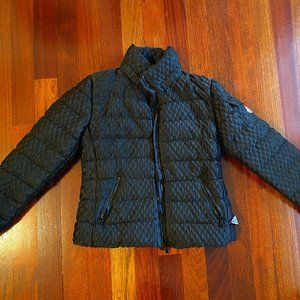 Moncler Black Zip-Up Jacket - Comic - ONE OF A KIND